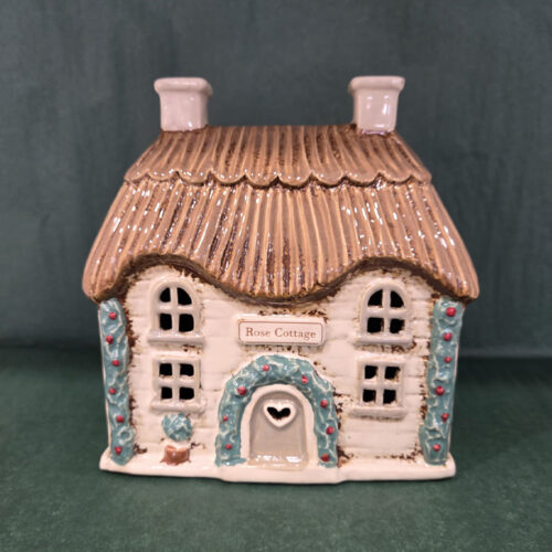 Ceramic house - Rose Cottage