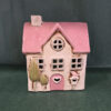 5485-1 Ceramic house - Blush Cottage