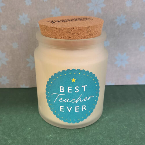 Best teacher ever candle Scented Candle "Best Teacher Ever"