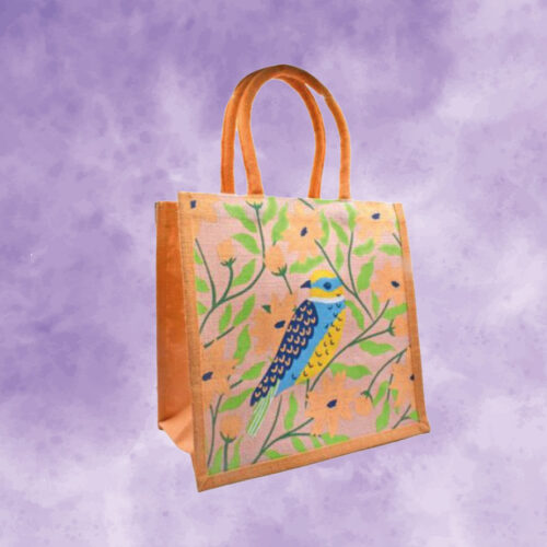 Jute Shopping Bag - Songbird