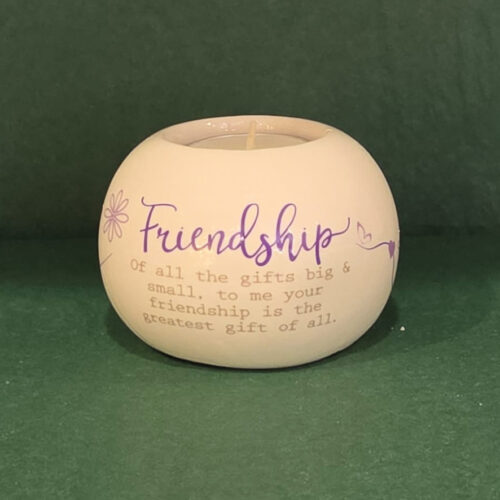 friendship Ceramic Tealight candle holder - Friendship