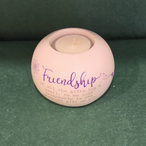 friendship2 Ceramic Tealight candle holder - Friendship