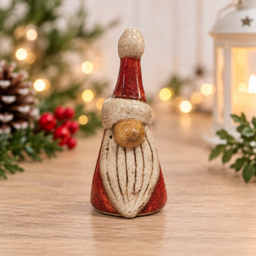 Rustic Ceramic Christmas Gnome Rustic Ceramic Christmas Gnome